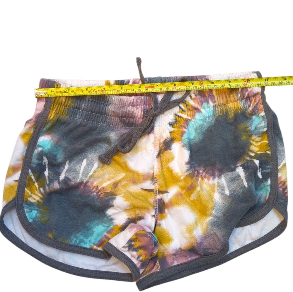 Colosseum Active Women's Simone Cotton Blend, Yoga, Running Tie-Dye Shorts, XS - Picture 4 of 11